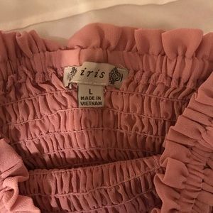 Lace off the shoulder top